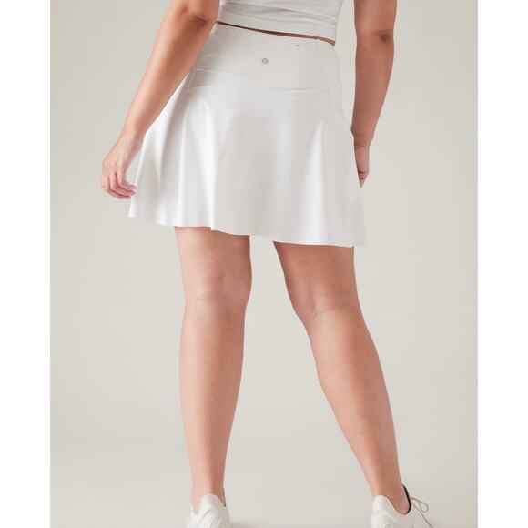 Athleta Ace White Tennis Skort 13.5” Plus Size 3X - Picture 3 of 13